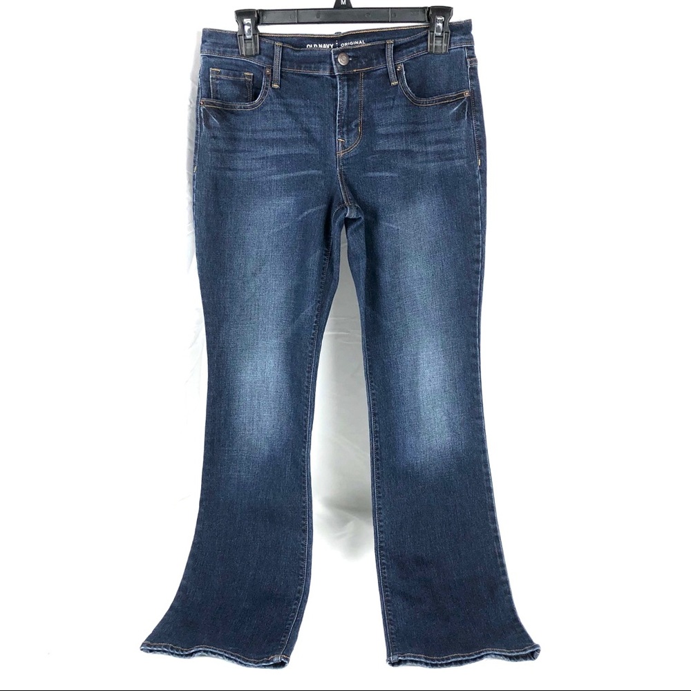 Old Navy Mid-Rise Bootcut Blue Jeans